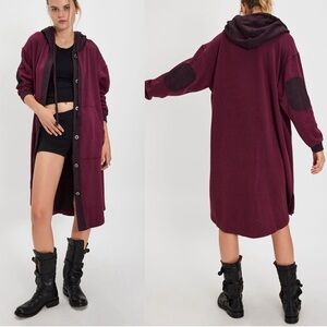 Free People Tomorrows Sweatshirt Cardigan